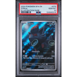 PSA 10 Zorua 075/064 IR Illustration Rare Shrouded Fable SFA Pokemon Card - Image 1