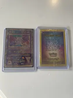 Ancient Mew 2-Card Lot Pokemon Movie Promo - 1 SEALED + 1 OPENED Vintage - Image 1