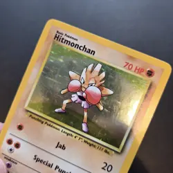 Pokemon Card - Hitmonchan 7/102 Rare Holo WOTC Base Set - Image 2