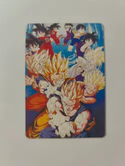 TAIWAN HK carte prism no off Memorial Photo Trading Card dragon ball Sticker Fan - Image 2
