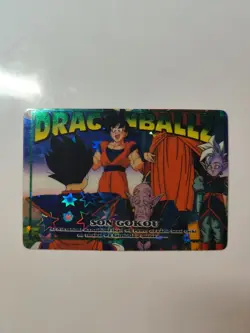 TAIWAN HK carte prism no off Memorial Photo Trading Card dragon ball Sticker Fan - Image 1