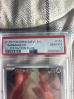 Psa 10 Pokemon TCG Charmander Scarlet & Violet Holo Illustration Card #168 Rare - Image 3