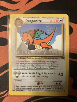 Pokemon The First Movie promo cards Pikachu, Mewtwo, Dragonite, Electabuzz LP/NM - Image 3
