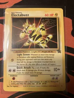 Pokemon The First Movie promo cards Pikachu, Mewtwo, Dragonite, Electabuzz LP/NM - Image 5