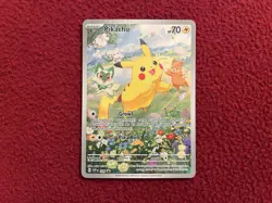 Pokemon Pikachu SVP 088 Paldea Adventure Chest Black Star Promo Card NM/MT - Image 2