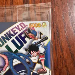 DODGERS ONE PIECE COLLAB PROMO CARD MONKEY D. LUFFY 7/03/25 SEALED BEAUTIFUL! - Image 3