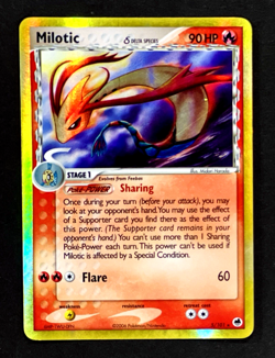 2006 Pokemon MILOTIC Ex Dragon Frontiers GOLD HOLO RARE Delta Species Card 5/101 - Image 1