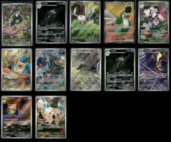 2023-2025 Pokemon Secert Illustration Rare 12 Card Lot Full Arts , EX - Image 1