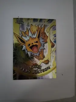 Pokemon Topps Chrome Jolteon #135 Trading Card RARE - Image 1