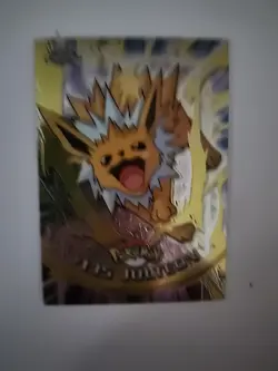 Pokemon Topps Chrome Jolteon #135 Trading Card RARE - Image 3