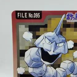Pokemon Cards Bandai Carddass Onix File No.095 1997 EX Japanese i399 - Image 2