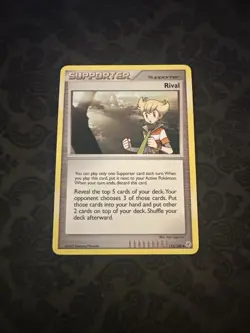 Rival 113/130 Diamond & Pearl 2007 Pokemon Card - Image 1