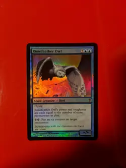 MTG Rimefeather Owl FOIL (Coldsnap) NM Magic The Gathering Card */* - Image 1