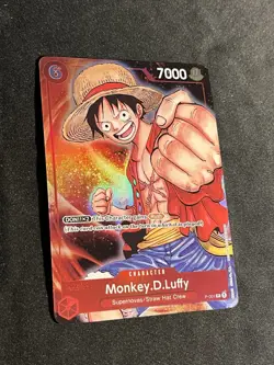 Monkey D Luffy P-001 Bandai Games Fest 23-24 Premium Card Collection NM - Image 3