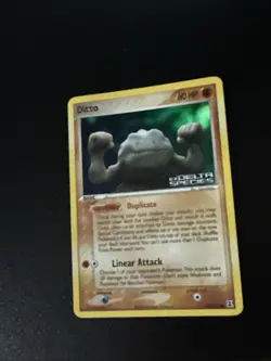 Pokemon TCG Ditto Geodude Reverse Holo Card 62/113 Delta Species - Image 1