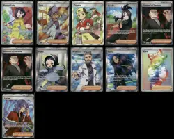 2021-2024 Pokemon Trainer 11 Card Lot Full Art, Holo, Ultra Secret Rare (B) - Image 1