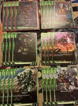 Gundam Card Game Char's Zaku II ST03-006 Lot! - Image 1