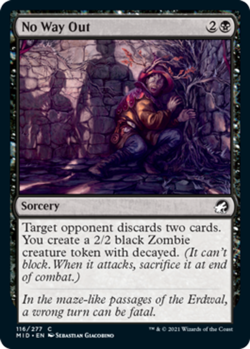 No Way Out - Foil NM, English MTG Innistrad: Midnight Hunt - Image 1