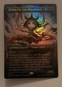 Drana, the Last Bloodchief FOIL NM/M Secret Lair Natsume MTG Magic the Gathering - Image 1