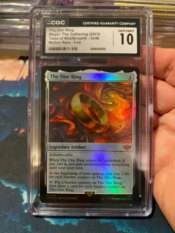 MTG Lord of the Rings The One Ring Foil CGC 10 - Image 1