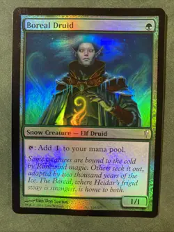 [1x] Boreal Druid - FOIL Near Mint/NM English ColdSnap MTG Magic - Image 1