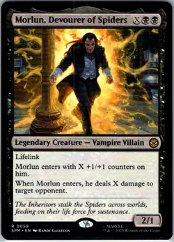 Morlun, Devourer of Spiders 0059 - MTG Marvel's Spider-Man Rare - Image 1