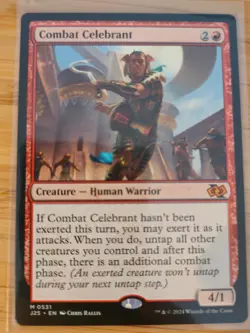 MTG Combat Celebrant 0531 J25 Foundations M/NM Free UK P&P - Image 1