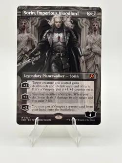 Sorin, Imperious Bloodlord (Borderless) Innistrad Remastered Regular Near Mint - Image 1