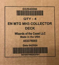 MTG Modern Horizons 3 Commander Deck Collectors Edition Eldrazi Incursion Sealed - Image 2