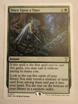 Once Upon a Time (White Border) Mystery Booster 2 Regular NM+ - Image 1