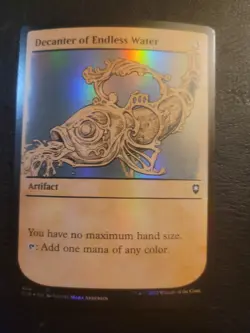 MTG FOIL Decanter of Endless Water Showcase Commander Legends Baldur's Gate #444 - Image 1