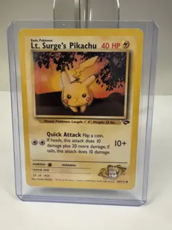 Lt. Surge's Pikachu #84 - Pokemon Gym Challenge - Image 5