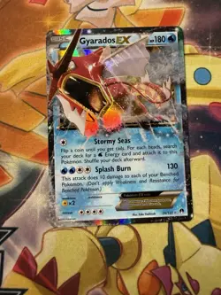 2016 Pokemon XY Breakpoint Gyarados EX 26/122 NM - Image 1