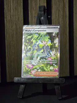 Wally's Compassion 186/132 Special Illustration Rare Mega Evolution Pokemon TCG - Image 1