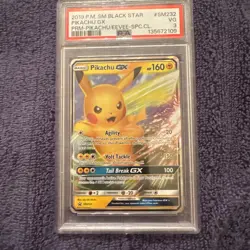 2019 POKEMON SM BLACK STAR PROMO #SM232 PIKACHU GX PSA 3 - Image 4