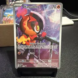 Pokemon TCG Charcadet Alt Art Promo 022 Black Star - Image 1
