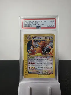 Pokemon Mysterious Mountains 1st Edition Crystal 089/088 Psa 7 Near Mint *SWIRL* - Image 1