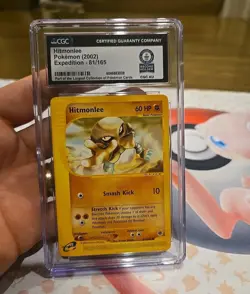 1/1 Guinness World Record Pokemon 2002 Expedition Hitmonlee #81 CGC 🔥WR Holder - Image 1
