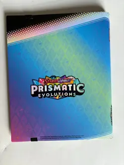 Pokemon TCG - Prismatic Evolutions Binder - Official 9-Pocket Binder - NEW - Image 2