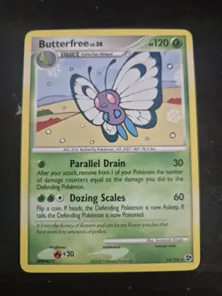 Pokemon TCG Butterfree Great Encounters 14/106 Regular Rare - Image 1