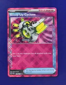 Pokemon Scoop Up Cyclone 128/131 Sv: Prismatic Evolutions Holo ACE SPEC - Image 1