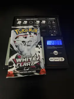 Very Heavy 23.01g! Pokemon White Flare Booster Pack Sealed! God PackU - Image 1