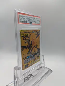 POKEMON PIKACHU & ZEKROM GX FULL ART PREMIUM COLLECTION PROMO SM248 PSA 9 MINT - Image 2