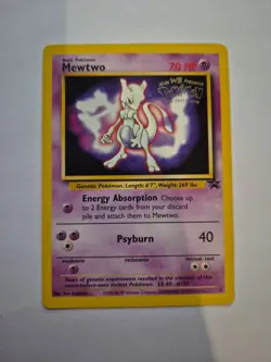 Pokemon Mewtwo (Movie Promo) 3 Wotc Promo Rare Non Holo -LIGHT PLAY (R) - Image 1