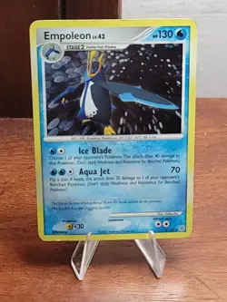 Pokemon TCG Empoleon Diamond & Pearl 4/130 Holo Holo Rare MP - Image 1