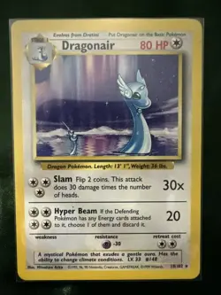 Pokemon TCG Dragonair 18/102 Base Set Non-Holo Rare, Unlimited - Image 1
