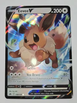 Pokemon TCG Eevee V Crown Zenith 108/159 Holo Ultra Rare - Image 2