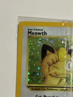 2000 Pokemon Meowth 10 Holo Black Star Promo Gameboy Factory Sealed - Image 4