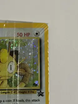 2000 Pokemon Meowth 10 Holo Black Star Promo Gameboy Factory Sealed - Image 5