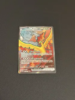 Pokemon TCG Destined Rivals 208/182 Team Rocket’s Moltres EX Full Art - NM - Image 1